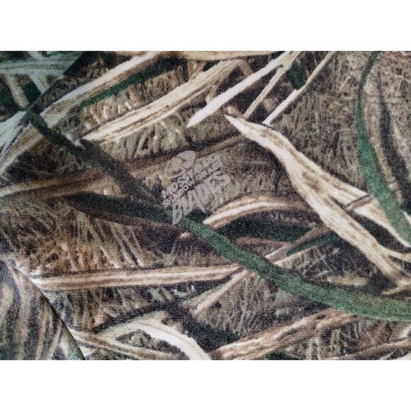 Cabela's Womens 2XL Camo Hoodie Sweatshirt Mossy Oak Duck Hunting Cattails - Picture 6 of 10